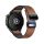FORCELL F-DESIGN FS20 magnetic eco leather strap for SAMSUNG Watch 22 mm brown
