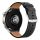 FORCELL F-DESIGN FS21 eco leather strap for SAMSUNG Watch 20 mm black