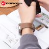 FORCELL F-DESIGN FS21 eco leather strap for SAMSUNG Watch 20 mm black