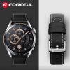 FORCELL F-DESIGN FS21 eco leather strap for SAMSUNG Watch 22 mm black