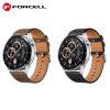 FORCELL F-DESIGN FS21 eco leather strap for SAMSUNG Watch 22 mm black