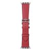 FORCELL F-DESIGN FA20 magnetic eco leather strap for APPLE Watch 42 / 44 / 45 / 49 mm red