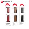 FORCELL F-DESIGN FA20 magnetic eco leather strap for APPLE Watch 42 / 44 / 45 / 49 mm red
