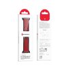 FORCELL F-DESIGN FA20 magnetic eco leather strap for APPLE Watch 42 / 44 / 45 / 49 mm red
