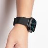 FORCELL F-DESIGN FA21 eco leather strap for APPLE Watch 42 / 44 / 45 / 49 mm black