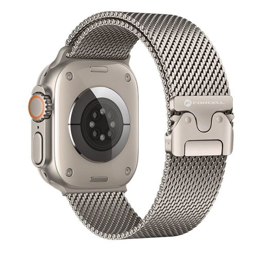 FORCELL F-DESIGN FA11 stainless steel strap for APPLE Watch 38 / 40 / 41 mm silver