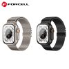 FORCELL F-DESIGN FA11 stainless steel strap for APPLE Watch 42 / 44 / 45 / 49 mm black