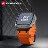 FORCELL F-DESIGN FA06 silicone strap for APPLE Watch 42 / 44 / 45 / 49 mm blue
