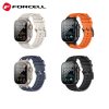 FORCELL F-DESIGN FA06 silicone strap for APPLE Watch 42 / 44 / 45 / 49 mm blue