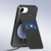 DUX DUCIS tok RAFI II MAG állvánnyal, MagSafe kompatibilis az IPHONE 16e készülékhez, fekete