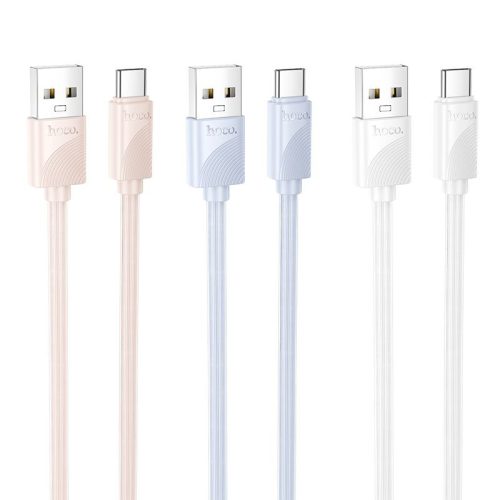 Cable USB A to USB C Hoco 3A 1 m X114 white