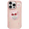 NIMMY tok üvegES COOL CAT kompatibilis MagSafe-fel IPHONE 16 Pro Max-hoz rózsaszín