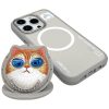 NIMMY tok üvegES COOL CAT MagSafe kompatibilis IPHONE 16 Pro Max készülékhez szürke