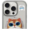 NIMMY tok üvegES COOL CAT MagSafe kompatibilis IPHONE 16 Pro Max készülékhez szürke