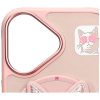 NIMMY tok üvegES COOL CAT kompatibilis a MagSafe-fel IPHONE 16-hoz, rózsaszín