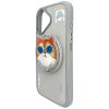 NIMMY tok üvegES COOL CAT, MagSafe-kompatibilis IPHONE 16-hoz, szürke
