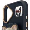 NIMMY tok üvegES COOL DOG kompatibilis a MagSafe-fel IPHONE 16-hoz fekete