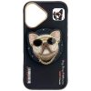 NIMMY tok üvegES COOL DOG kompatibilis a MagSafe-fel IPHONE 16-hoz fekete