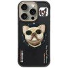 NIMMY tok üvegES COOL DOG kompatibilis a MagSafe-fel IPHONE 16 Pro-hoz fekete
