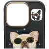 NIMMY tok üvegES COOL DOG, kompatibilis a MagSafe-fel, IPHONE 16 Pro Max-hoz, fekete