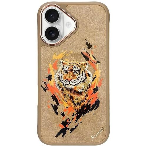 NIMMY tok TIGER kompatibilis MagSafe-fel IPHONE 16-hoz világos barna színben