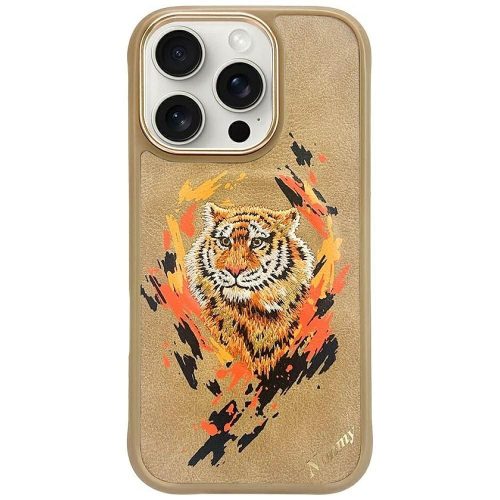 NIMMY tok TIGER kompatibilis a MagSafe-fel IPHONE 16 Pro-hoz, világosbarna