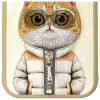 NIMMY tok COOL&CUTE 2.0 Macska IPHONE 15-höz khaki