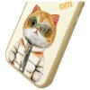 NIMMY tok COOL&CUTE 2.0 Macska IPHONE 15-höz khaki