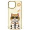 NIMMY tok COOL&CUTE 2.0 Macska IPHONE 15-höz khaki