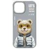 NIMMY tok COOL&CUTE 2.0 Bear IPHONE 15-höz szürke