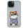 NIMMY tok üvegES COOL CAT IPHONE 15-höz szürke