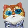 NIMMY tok üvegES COOL CAT IPHONE 15-höz szürke