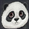 NIMMY tok BIG EYED PET 2.0 Panda IPHONE 15 Pro fekete