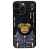 NIMMY tok COOL&CUTE 2.0 Monkey IPHONE 15 Pro-hoz fekete