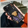 NIMMY tok COOL&CUTE 2.0 Monkey IPHONE 15 Pro-hoz fekete