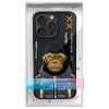 NIMMY tok COOL&CUTE 2.0 Monkey IPHONE 15 Pro-hoz fekete