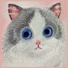 NIMMY tok BIG EYED PET 2.0 macskához IPHONE 15 Pro rózsaszín