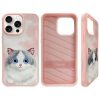 NIMMY tok BIG EYED PET 2.0 macskához IPHONE 15 Pro rózsaszín