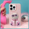 NIMMY tok COOL&CUTE 2.0 Macska iPhone 15 Pro-hoz rózsaszín