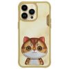 NIMMY tok BIG EYED PET 2.0 Cat IPHONE 15 Pro készülékhez khaki