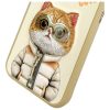 NIMMY tok COOL&CUTE 2.0 Macska IPHONE 15 Pro számára khaki