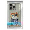 NIMMY tok üvegES COOL CAT IPHONE 15 Pro készülékhez, szürke