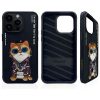 NIMMY tok üvegES COOL CAT iPhone 15 Pro Max-hoz fekete
