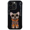 NIMMY tok üvegES COOL DOG iPhone 15 Pro Max fekete