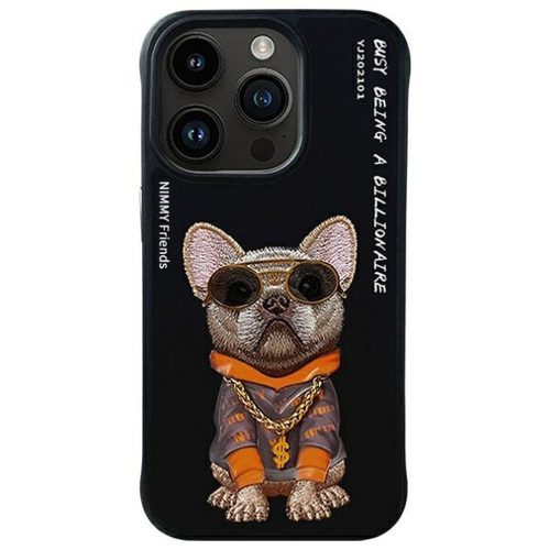 NIMMY tok üvegES COOL DOG iPhone 15 Pro Max fekete