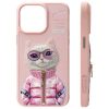 NIMMY tok COOL&CUTE 2.0 Macska IPHONE 15 Pro Max-hoz rózsaszín