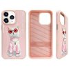 NIMMY tok üvegES COOL CAT  IPHONE 15 Pro Max rózsaszín