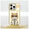 NIMMY tok COOL&CUTE 2.0 macska IPHONE 15 Pro Max számára khaki színben