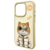 NIMMY tok COOL&CUTE 2.0 macska IPHONE 15 Pro Max számára khaki színben