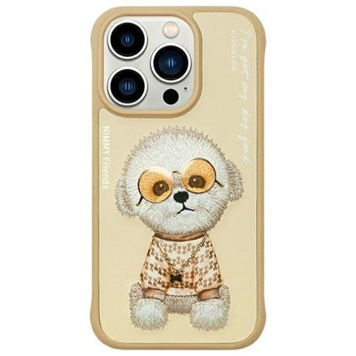 NIMMY tok üvegES COOL DOG iPhone 15 Pro Max készülékhez, khaki